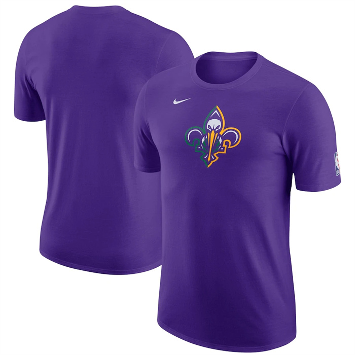Men's New Orleans Pelicans Purple 2022/23 City Edition Essential Warmup T-Shirt